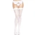 Leg Avenue - Butterfly backseam - Чулки с узором в виде бабочек, O/S (белый) Leg Avenue - Butterfly backseam - Чулки с узором в виде бабочек, O/S (белый)